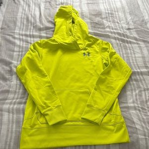Under Armour Neon Yellow Size M Womens Sweatshirt High Visibility